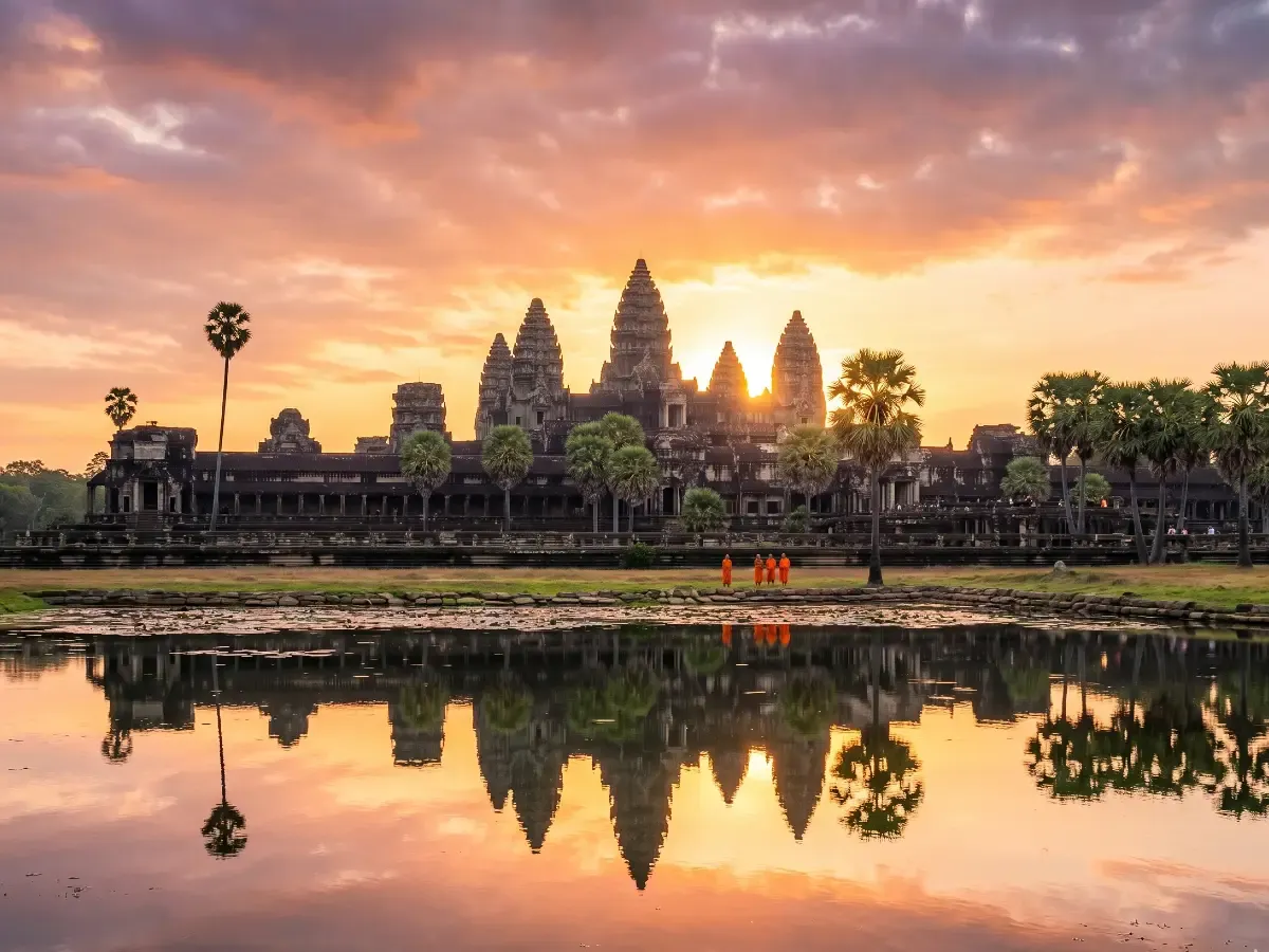 Angkor Wat on the small temple loop